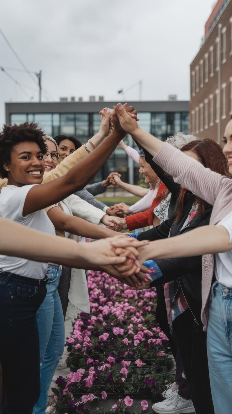 Foto la armonía en la diversidad se celebra a través del día internacional de la mujer