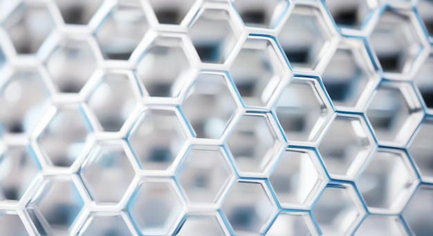 Armonía geométrica Hexágonos abstractos Patrón de fondo