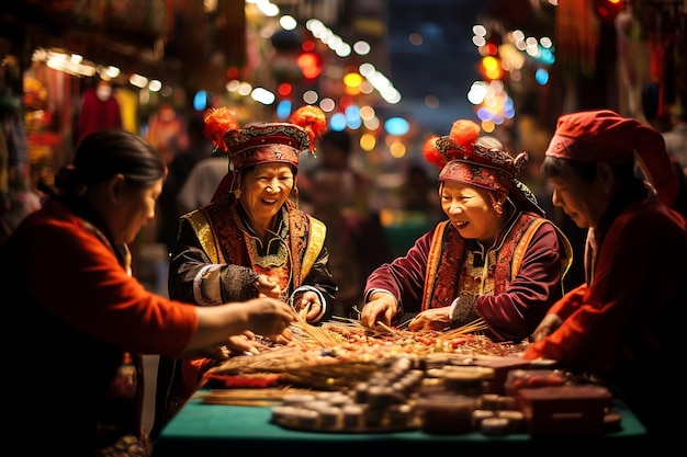 La armonía en la tradición celebra el rico tapiz de la cultura china