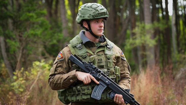 Army Ranger in Felduniformen