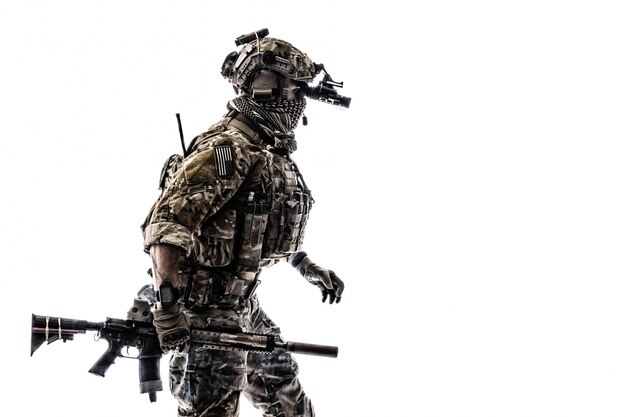 Army Ranger in field Uniforms