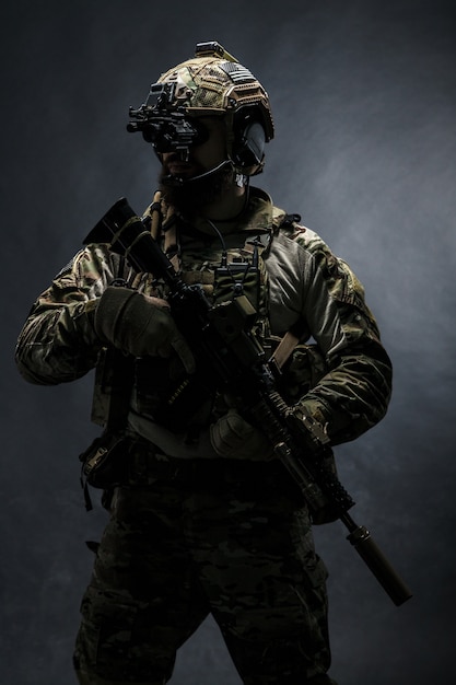 Army Ranger in field Uniforms