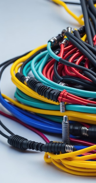 Arneses de cables coloridos y conectores de plástico para vehículos industria automotriz y fabricación