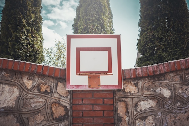 Foto aro de baloncesto