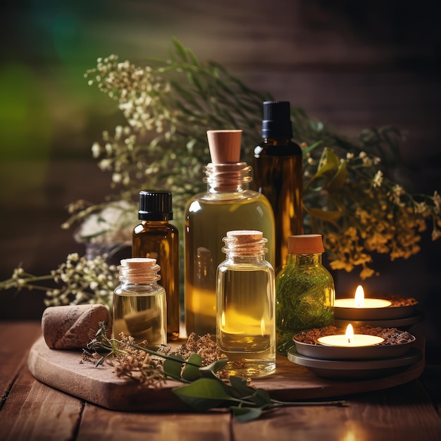 Aromatherapie-Konzept