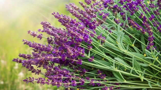 Aromatische Kräuterblumen von Lavandula