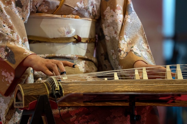 El arpa japonesa Koto