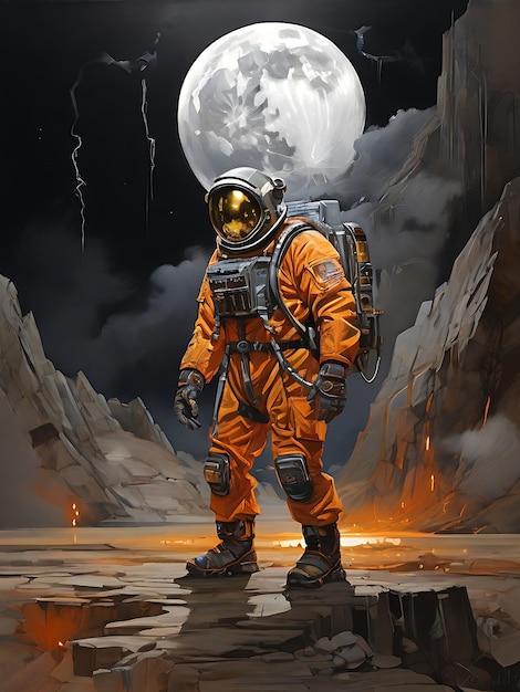 Un arquetipo electrizante minero de la luna