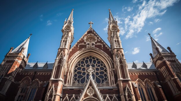 Foto arquitectura del altar edificio de la iglesia