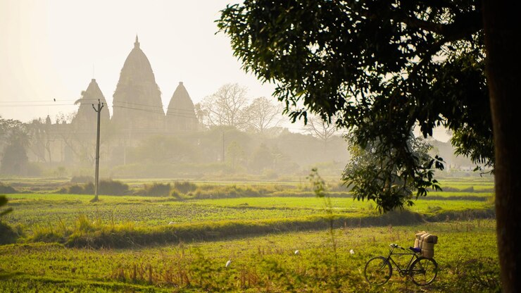 Arquitectura antigua del Palacio Raj ubicado en Rajnagar Construido por Darbhanga Maharaj Bihar turismo