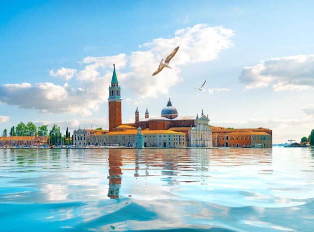 Arquitectura antigua de San Giorgio Maggiore en Venecia