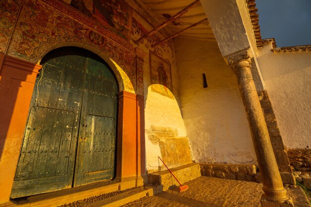 Foto arquitectura colonial en el perú