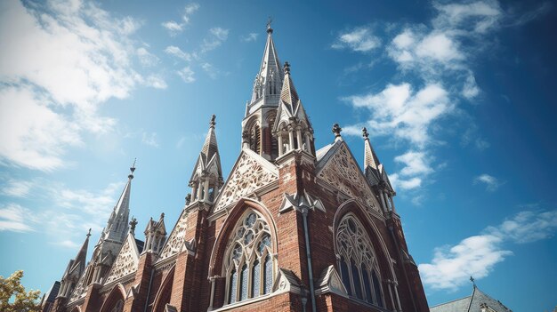 Foto arquitectura de la cúpula edificio de la iglesia