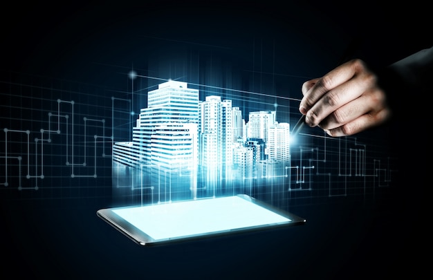 Arquitectura e ingeniería de edificios innovadoras.