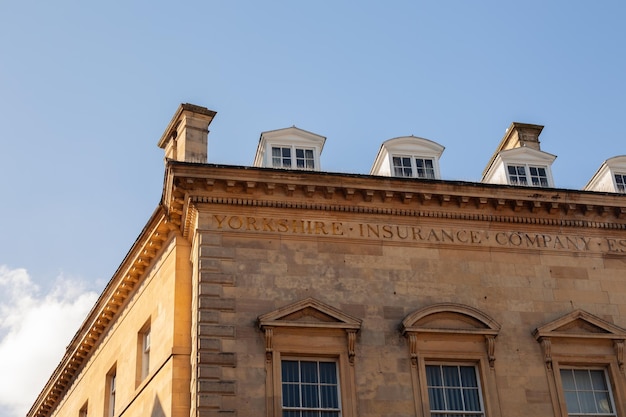 Arquitectura de edificios en York Inglaterra agosto de 2022