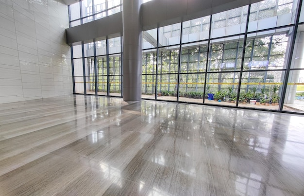 Foto arquitectura espacial moderna interior del museo de nanning, guangxi, china