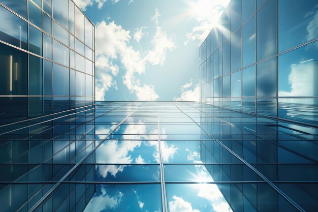 La arquitectura moderna es una ventana al cielo.