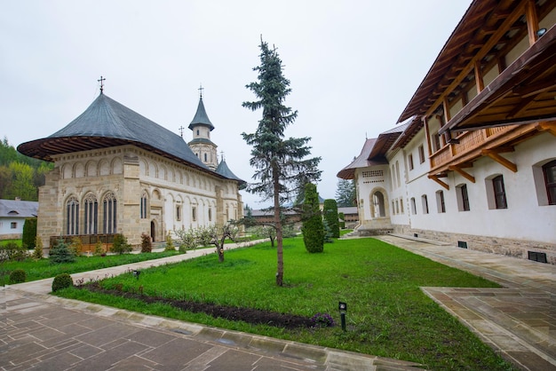 Arquitectura del monasterio ortodoxo Sucevita Rumania