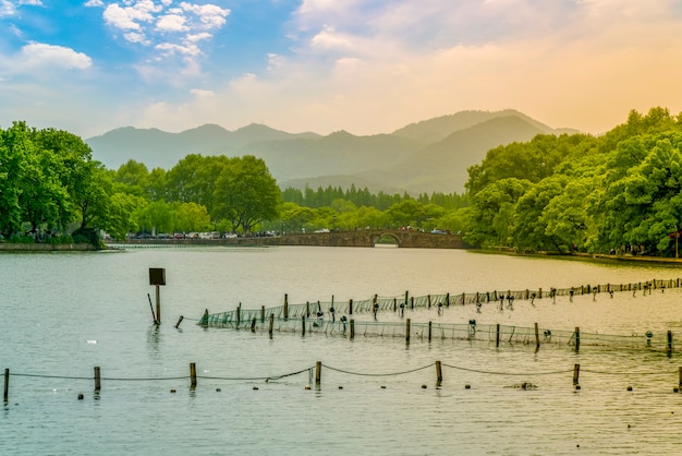 Arquitectura del paisaje en West Lake