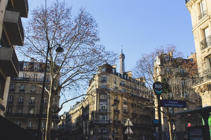 Arquitectura en París Francia Postal de París