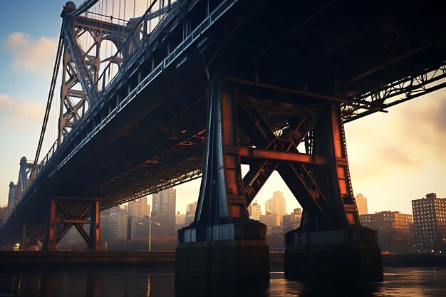 Foto arquitectura del puente metropolitano