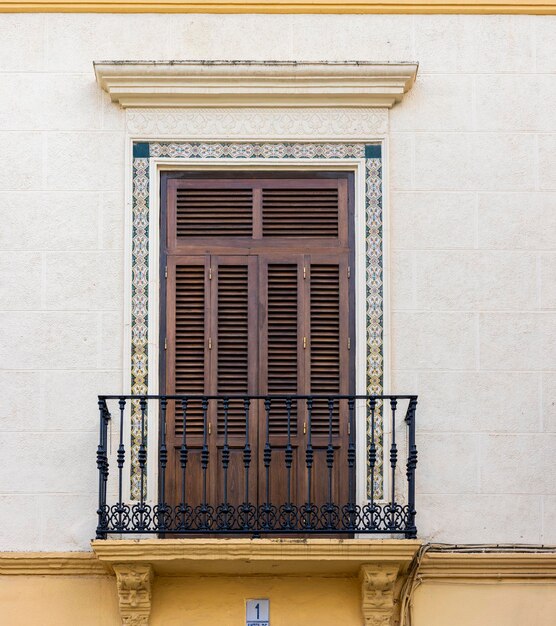 Foto arquitectura típica de las calles de la aldea de ronda