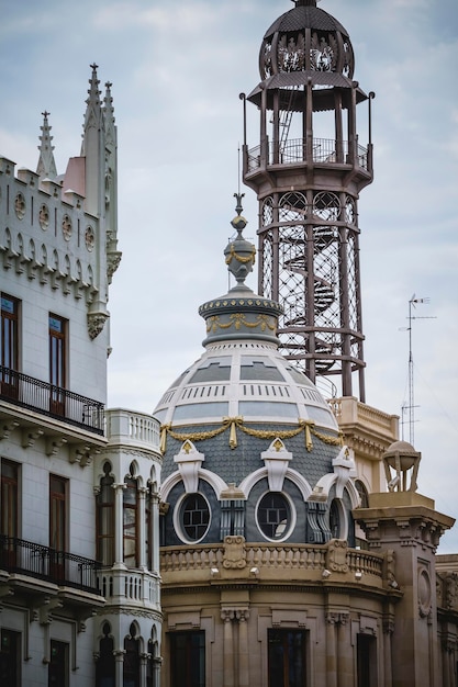 arquitectura típica de la ciudad española de Valencia
