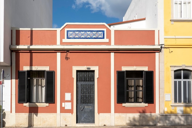 Foto arquitectura típica de los edificios rústicos del algarve