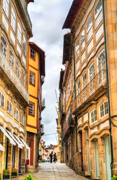 Arquitectura tradicional de Guimaraes en Portugal