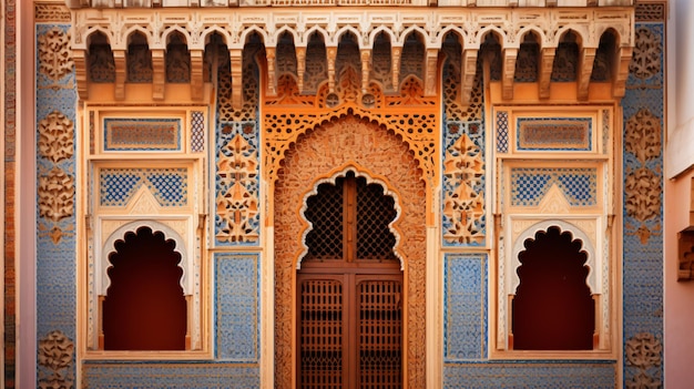 Foto arquitectura tradicional de marruecos