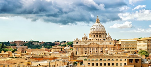 Arquitetura da cidade de roma basílica de são pedro