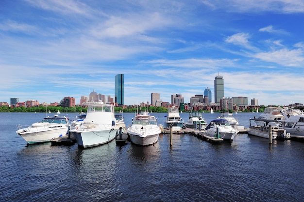 Arquitetura da cidade urbana em Boston