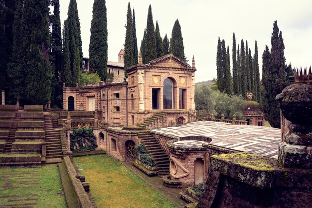 Arquitetura de fantasia La Scarzuola em Terni Itália