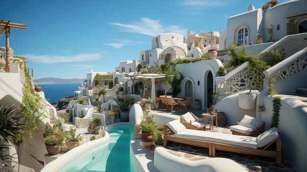 arquitetura de santorini