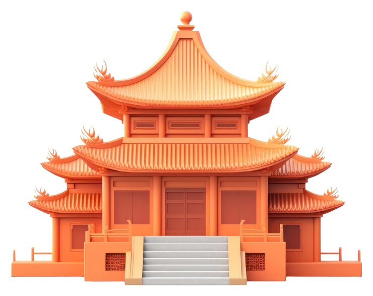 Foto arquitetura de templos de png edifício pagoda