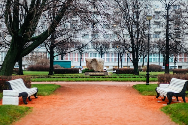 Arquitetura de vistas da natureza e vida da cidade da Rússia São Petersburgo