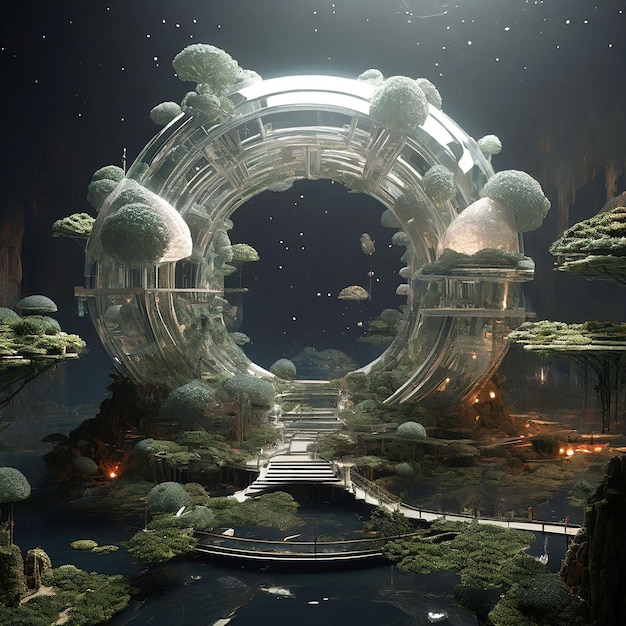 arquitetura do memorial stargate