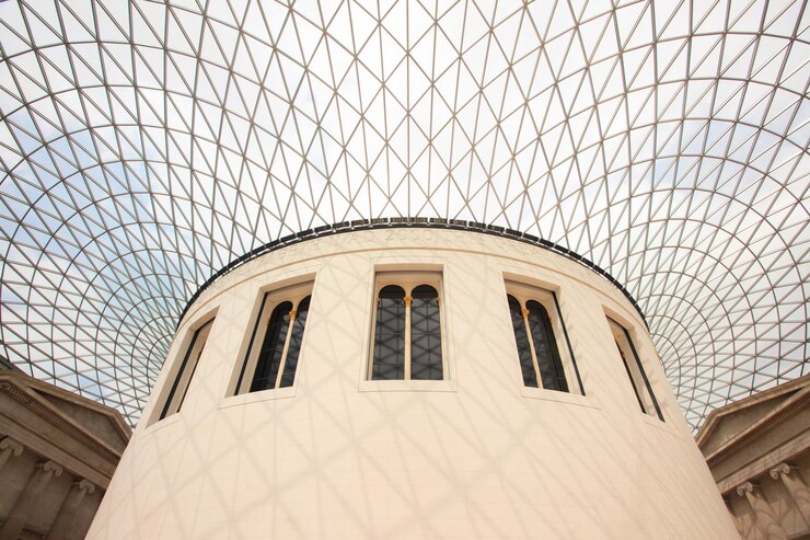 Foto arquitetura do museu britânico