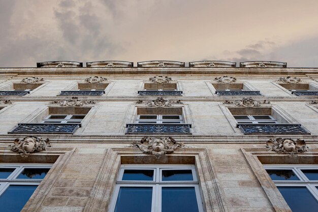 Foto arquitetura elegante na cidade de bordeaux