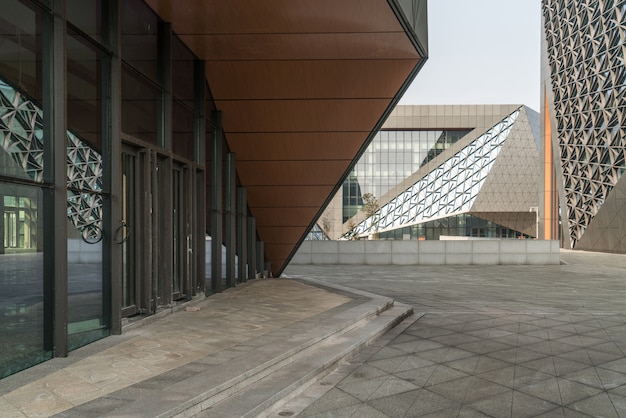 Arquitetura moderna do Art Center em Chongqing, China