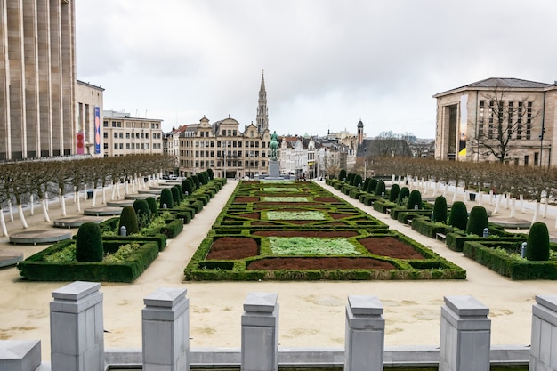 Foto arquitetura turística e pontos de referência de bruxelas