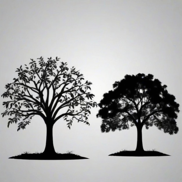 Foto arquivo vetorial de logotipo de árvore