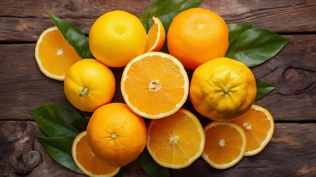 Arrangement mit köstlichem Orangensaft