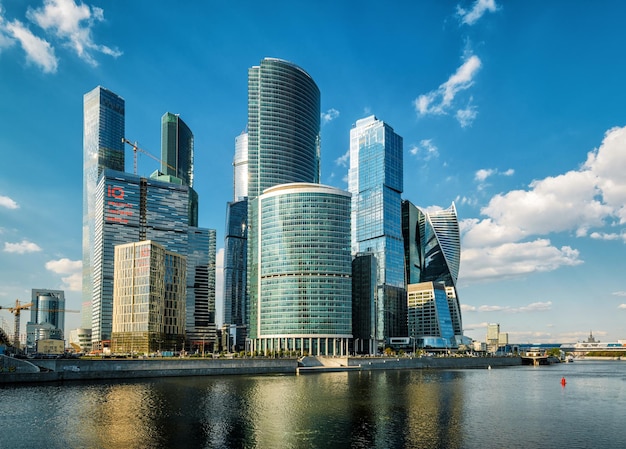 Arranha-céus da cidade de Moscou