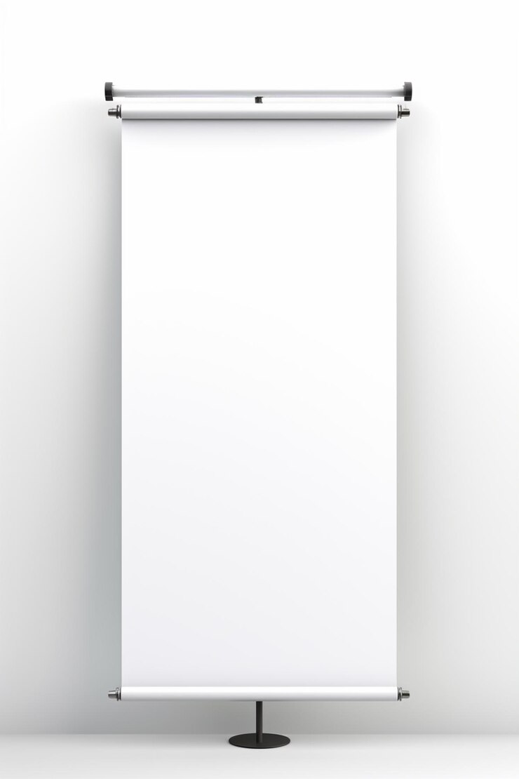 Foto arranja uma bandeira branca em branco