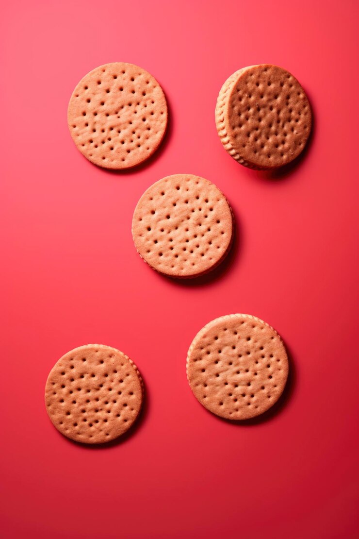 Foto arranjo de biscoitos deliciosos