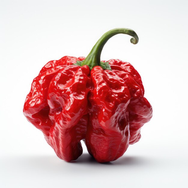 arranjo de ilustração fresca carolina reaper fundo branco