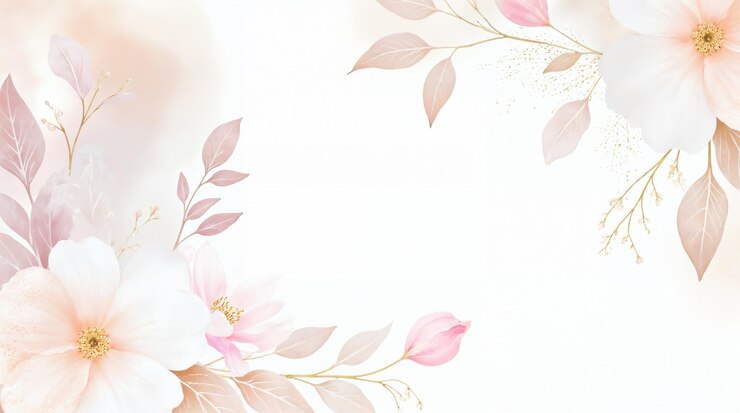 Foto arranjo floral de aquarela