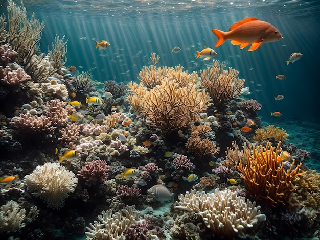 Los arrecifes de coral submarinos son diversos ecosistemas formados por pólipos de coral y cruciales para la salud de los océanos.