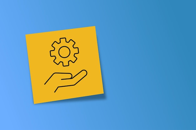 para arreglar la configuración arreglar los problemas el icono hexagonal banner para iconos de fotos web un icono con